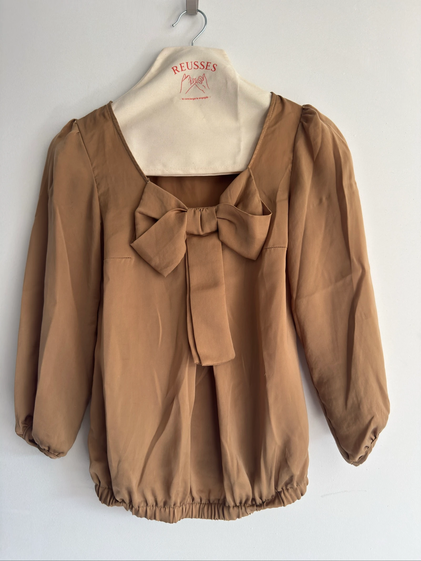 Blouse fluide Zara camel - Taille XS